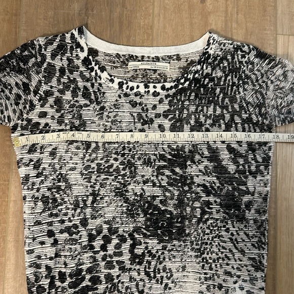 All Saints Haruko semi sheer women’s cotton blend top size 6 - Picture 7 of 8